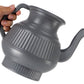 Gray 2.25L Lota and Bodna toilet wash jug held by the handle