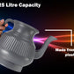 Gray 2.25L Lota and Bodna toilet wash jug showing capacity and durable plastic construction